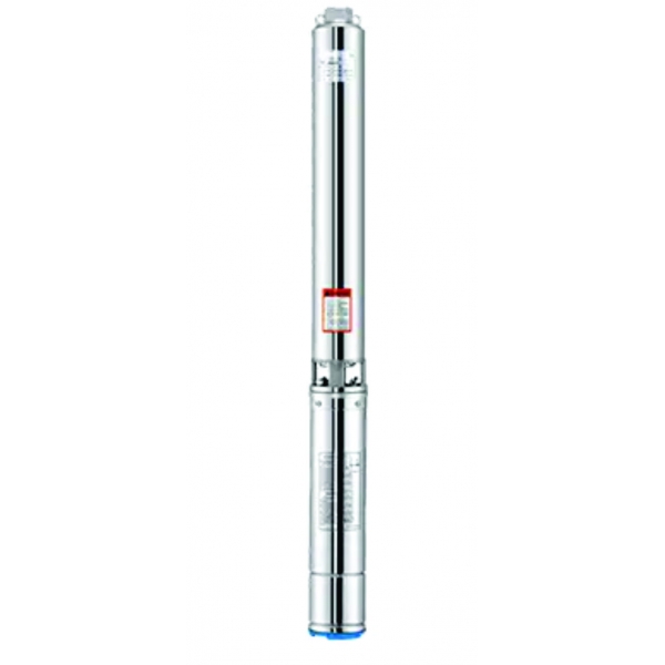 Motobomba Submersa EDWIN 4QJ2-08 POT.:0,75HP TRIFÁSICO 180/250Vac - 4QJ