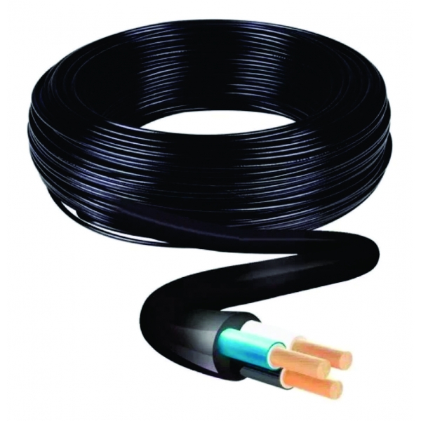 Cabo PP Flexível Multipolar HEPR 90°C 0,6/1 Kv 3x2,50mm - Cabo PP Flexível