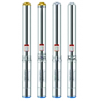 Motobomba Submersa EDWIN 4QJ2-08 POT.:0,75HP TRIFÁSICO 180/250Vac