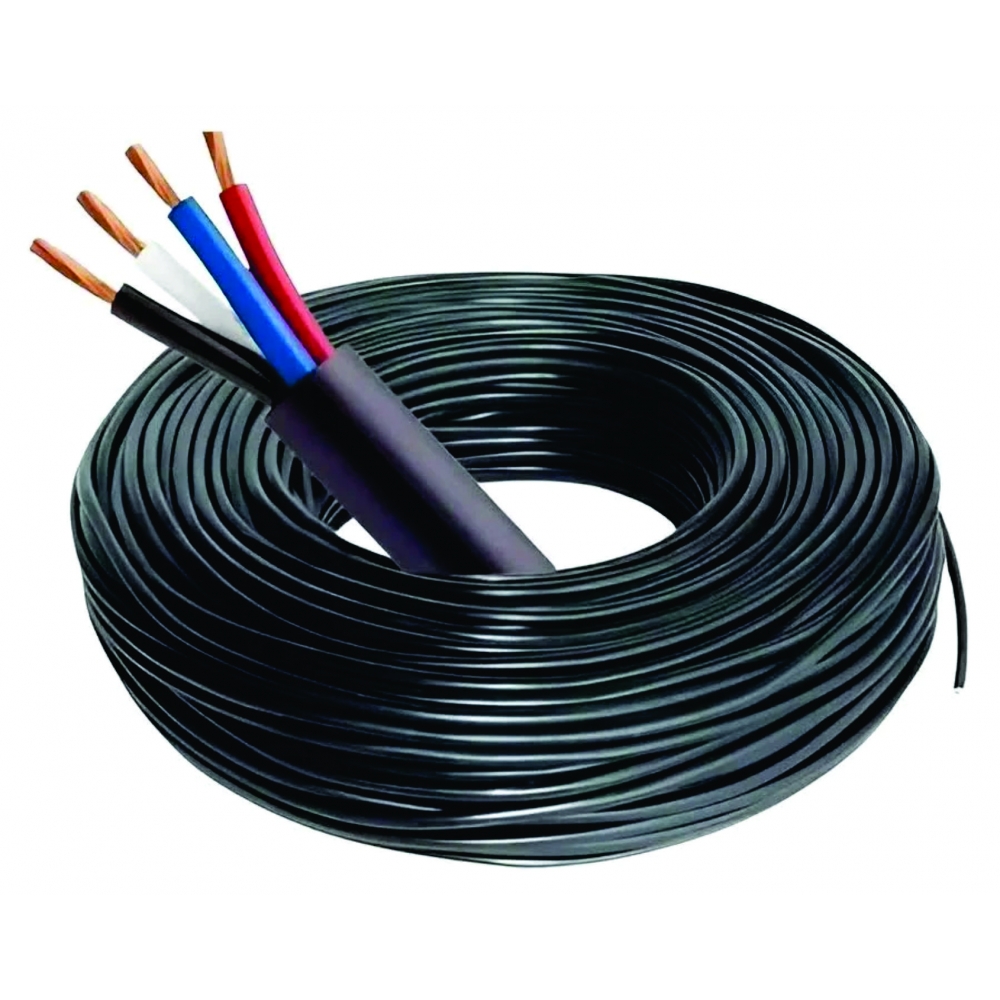 Cabo PP Flexível Multipolar HEPR 90°C 0,6/1 Kv 4x2,50mm - Cabo PP Flexível